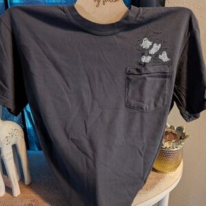 Comfort Colors Charcoal Ghost Print Short Sleeve Tee